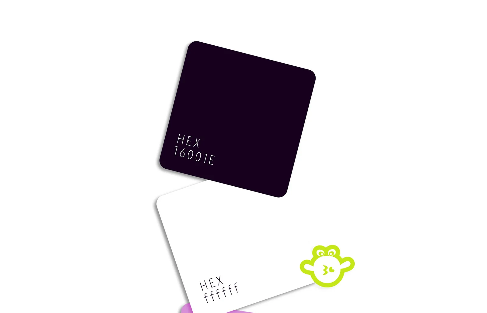Brand colors: deep plum #16001E and white #ffffff.
