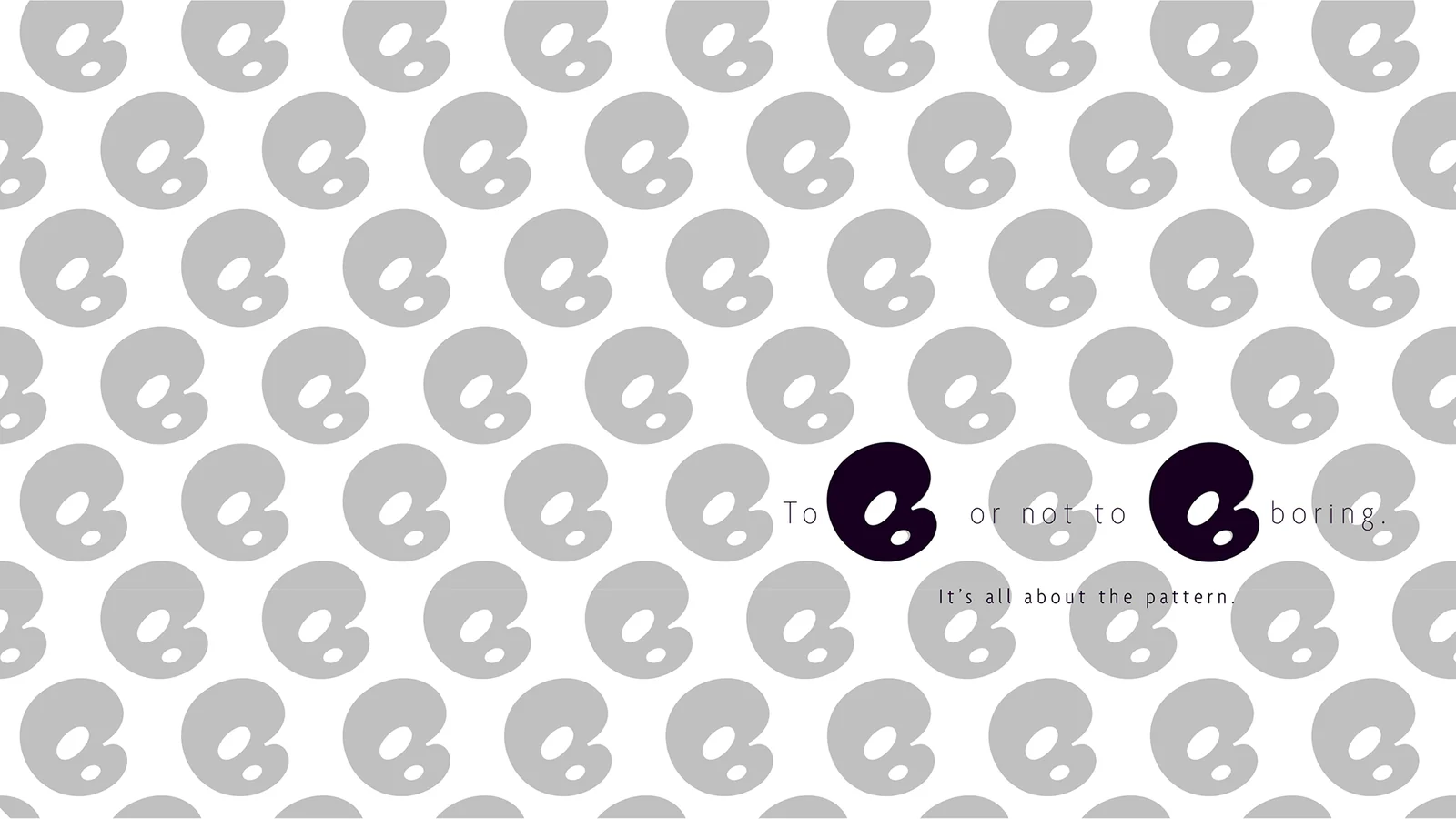 To B or not to B boring. It's all about the pattern.